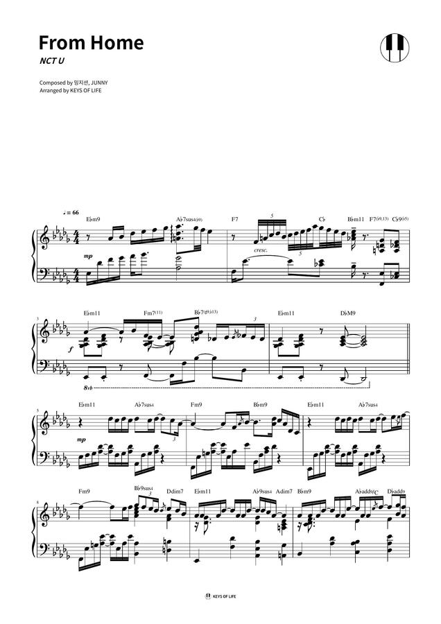 Keys Of Life Nct U From Home Piano Solo