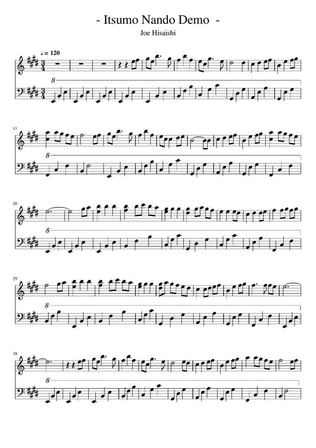 Musique Room Joe Hisaishi Itsumo Nando Demo Easy joe hisaishi itsumo nando demo easy