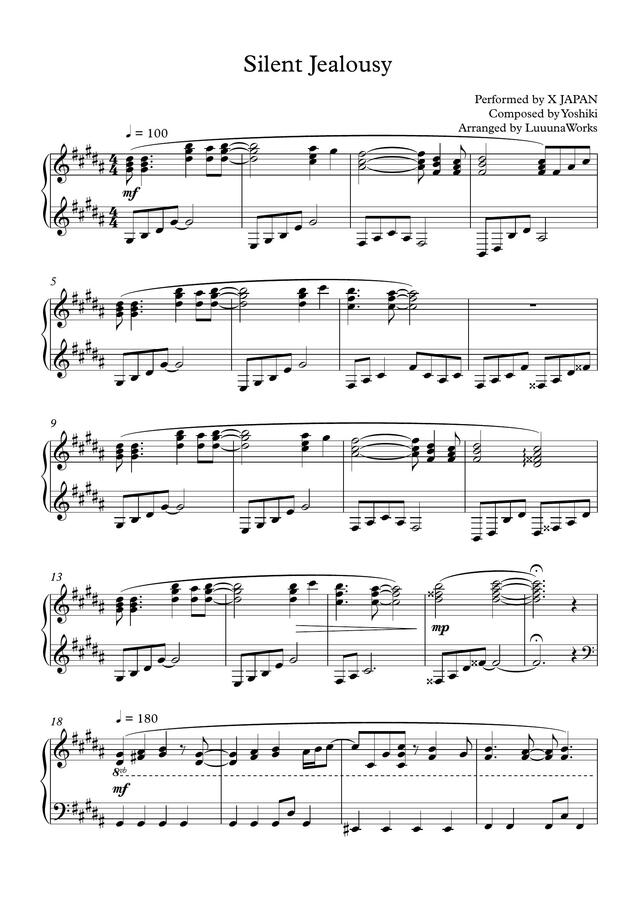 Luuunaworks X Japan Silent Jealousy By Luuunaworks