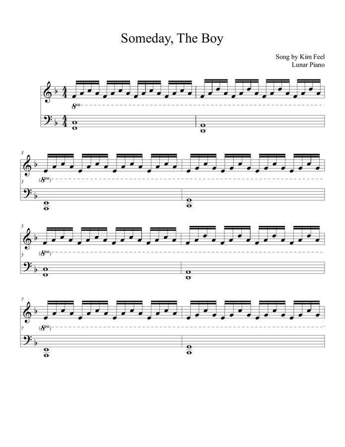 Lunar Piano Kim Feel Someday The Boy Itaewon Class By Lunar Piano
